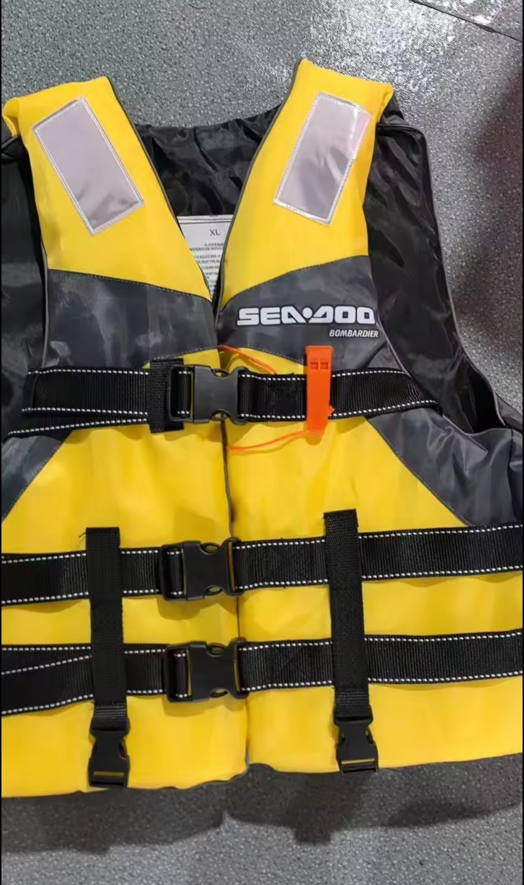 Prsluk žuti sprijeda