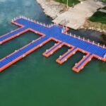 Primjer gata od modularnih pontona