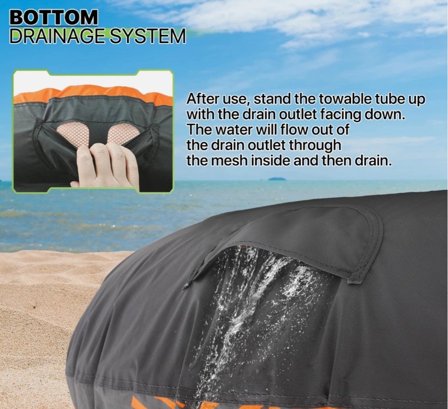 Prikaz drenaže vode iz tube