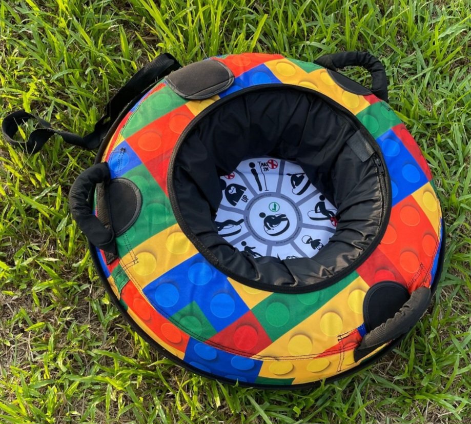 Napuhanac za sanjkanje na snijegu